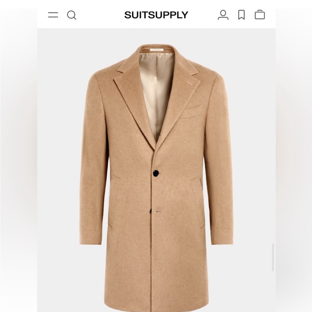 Suitsupply Camel overcoat